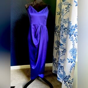 Royal blue dress